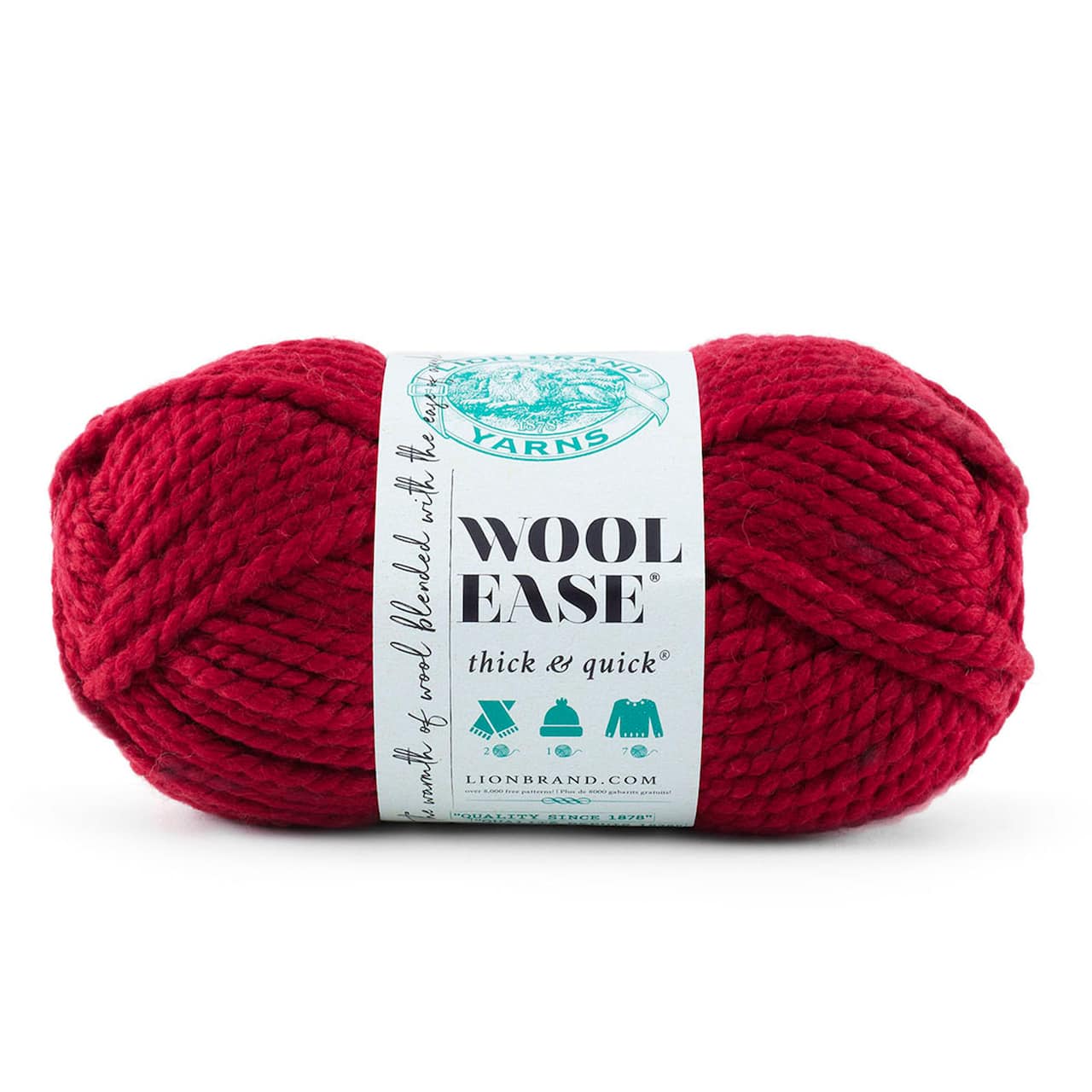 15 Pack: Lion Brand® Wool-Ease® Thick & Quick® Yarn, Solids